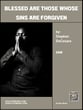 Blessed Are Those Whose Sins Are Forgiven SAB choral sheet music cover